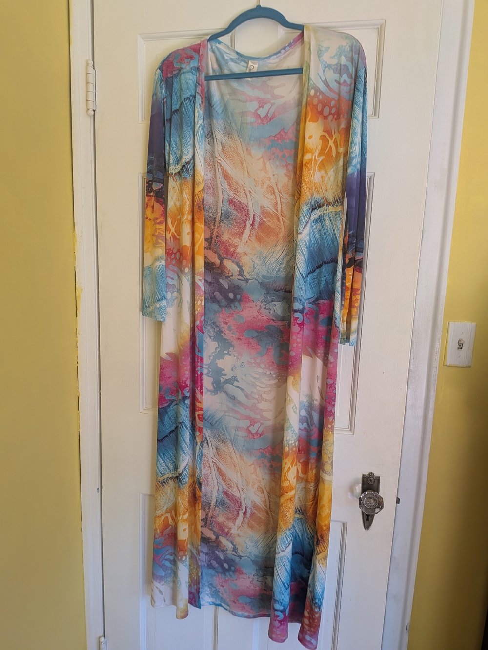 2/$20 Kimcine Curve Maxi Duster Beach Coverup